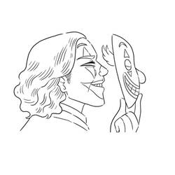 Dessin à colorier: Joker (Super-héros et Super-vilains) #202153 - Coloriages à Imprimer Gratuits