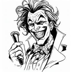 Dessin à colorier: Joker (Super-héros et Super-vilains) #202159 - Coloriages à Imprimer Gratuits