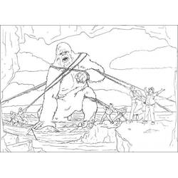 Dessin à colorier: King Kong (Super-héros et Super-vilains) #79191 - Coloriages à Imprimer Gratuits