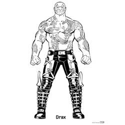 Dessin à colorier: Les Gardiens de la Galaxie (Super-héros et Super-vilains) #211176 - Coloriages à Imprimer Gratuits