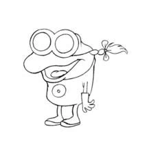Dessin à colorier: MiniJusticiers (Super-héros et Super-vilains) #45846 - Coloriages à Imprimer Gratuits