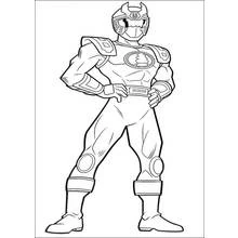 Dessin à colorier: Power Rangers (Super-héros et Super-vilains) #49951 - Coloriages à Imprimer Gratuits