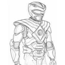 Dessin à colorier: Power Rangers (Super-héros et Super-vilains) #49953 - Coloriages à Imprimer Gratuits