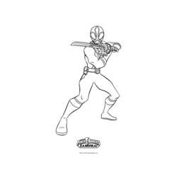 Dessin à colorier: Power Rangers (Super-héros et Super-vilains) #49955 - Coloriages à Imprimer Gratuits