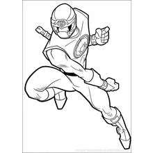 Dessin à colorier: Power Rangers (Super-héros et Super-vilains) #49956 - Coloriages à Imprimer Gratuits