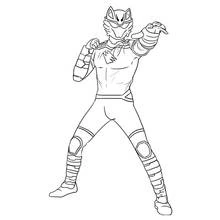 Dessin à colorier: Power Rangers (Super-héros et Super-vilains) #49958 - Coloriages à Imprimer Gratuits