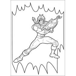 Dessin à colorier: Power Rangers (Super-héros et Super-vilains) #49959 - Coloriages à Imprimer Gratuits