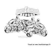 Dessin à colorier: Power Rangers (Super-héros et Super-vilains) #49960 - Coloriages à Imprimer Gratuits