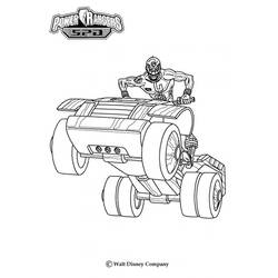 Dessin à colorier: Power Rangers (Super-héros et Super-vilains) #49964 - Coloriages à Imprimer Gratuits