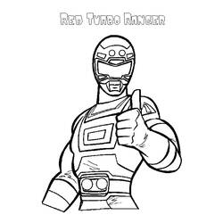 Dessin à colorier: Power Rangers (Super-héros et Super-vilains) #49966 - Coloriages à Imprimer Gratuits