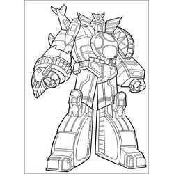 Dessin à colorier: Power Rangers (Super-héros et Super-vilains) #49969 - Coloriages à Imprimer Gratuits