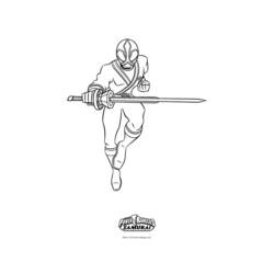 Dessin à colorier: Power Rangers (Super-héros et Super-vilains) #49970 - Coloriages à Imprimer Gratuits