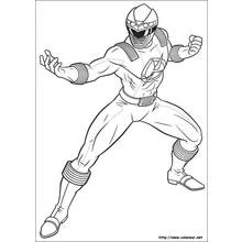 Dessin à colorier: Power Rangers (Super-héros et Super-vilains) #49981 - Coloriages à Imprimer Gratuits