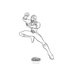 Dessin à colorier: Power Rangers (Super-héros et Super-vilains) #49983 - Coloriages à Imprimer Gratuits