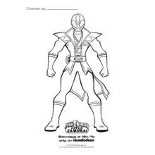 Dessin à colorier: Power Rangers (Super-héros et Super-vilains) #49989 - Coloriages à Imprimer Gratuits
