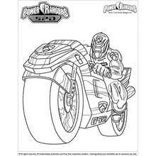 Dessin à colorier: Power Rangers (Super-héros et Super-vilains) #49992 - Coloriages à Imprimer Gratuits