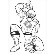 Dessin à colorier: Power Rangers (Super-héros et Super-vilains) #49993 - Coloriages à Imprimer Gratuits