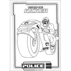 Dessin à colorier: Power Rangers (Super-héros et Super-vilains) #50001 - Coloriages à Imprimer Gratuits