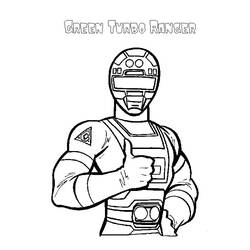 Dessin à colorier: Power Rangers (Super-héros et Super-vilains) #50003 - Coloriages à Imprimer Gratuits