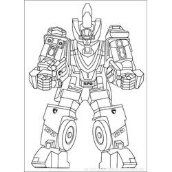 Dessin à colorier: Power Rangers (Super-héros et Super-vilains) #50004 - Coloriages à Imprimer Gratuits