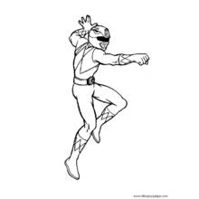 Dessin à colorier: Power Rangers (Super-héros et Super-vilains) #50008 - Coloriages à Imprimer Gratuits