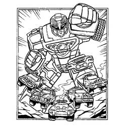 Dessin à colorier: Power Rangers (Super-héros et Super-vilains) #50009 - Coloriages à Imprimer Gratuits