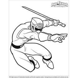 Dessin à colorier: Power Rangers (Super-héros et Super-vilains) #50010 - Coloriages à Imprimer Gratuits