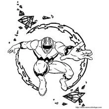 Dessin à colorier: Power Rangers (Super-héros et Super-vilains) #50013 - Coloriages à Imprimer Gratuits