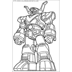 Dessin à colorier: Power Rangers (Super-héros et Super-vilains) #50019 - Coloriages à Imprimer Gratuits