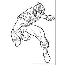 Dessin à colorier: Power Rangers (Super-héros et Super-vilains) #50027 - Coloriages à Imprimer Gratuits