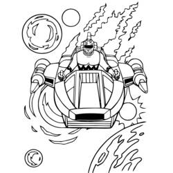 Dessin à colorier: Power Rangers (Super-héros et Super-vilains) #50036 - Coloriages à Imprimer Gratuits