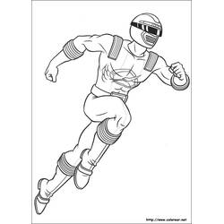 Dessin à colorier: Power Rangers (Super-héros et Super-vilains) #50037 - Coloriages à Imprimer Gratuits
