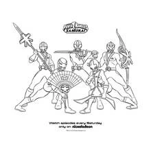 Dessin à colorier: Power Rangers (Super-héros et Super-vilains) #50040 - Coloriages à Imprimer Gratuits