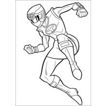 Dessin à colorier: Power Rangers (Super-héros et Super-vilains) #50042 - Coloriages à Imprimer Gratuits