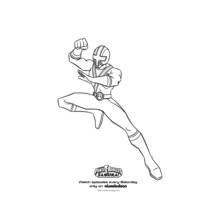 Dessin à colorier: Power Rangers (Super-héros et Super-vilains) #50045 - Coloriages à Imprimer Gratuits