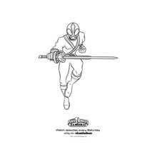 Dessin à colorier: Power Rangers (Super-héros et Super-vilains) #50048 - Coloriages à Imprimer Gratuits