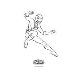 Dessin à colorier: Power Rangers (Super-héros et Super-vilains) #50051 - Coloriages à Imprimer Gratuits