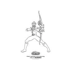 Dessin à colorier: Power Rangers (Super-héros et Super-vilains) #50052 - Coloriages à Imprimer Gratuits