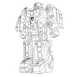 Dessin à colorier: Power Rangers (Super-héros et Super-vilains) #50055 - Coloriages à Imprimer Gratuits