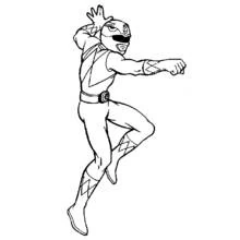 Dessin à colorier: Power Rangers (Super-héros et Super-vilains) #50060 - Coloriages à Imprimer Gratuits