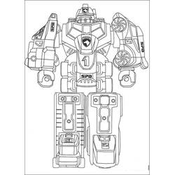 Dessin à colorier: Power Rangers (Super-héros et Super-vilains) #50074 - Coloriages à Imprimer Gratuits