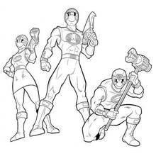 Dessin à colorier: Power Rangers (Super-héros et Super-vilains) #50075 - Coloriages à Imprimer Gratuits