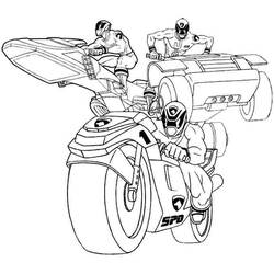 Dessin à colorier: Power Rangers (Super-héros et Super-vilains) #50084 - Coloriages à Imprimer Gratuits