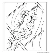 Dessin à colorier: Quatre Fantastiques (Super-héros et Super-vilains) #76402 - Coloriages à Imprimer Gratuits