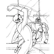 Dessin à colorier: Quatre Fantastiques (Super-héros et Super-vilains) #76483 - Coloriages à Imprimer Gratuits