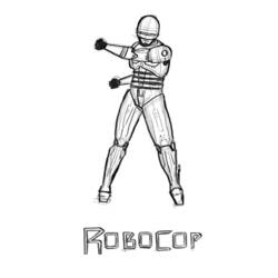 Dessin à colorier: Robocop (Super-héros et Super-vilains) #71367 - Coloriages à Imprimer Gratuits