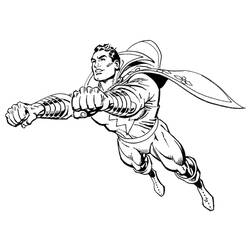 Dessin à colorier: Shazam (Super-héros et Super-vilains) #208381 - Coloriages à Imprimer Gratuits