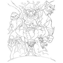 Dessin à colorier: Shazam (Super-héros et Super-vilains) #208389 - Coloriages à Imprimer Gratuits