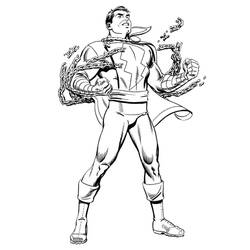 Dessin à colorier: Shazam (Super-héros et Super-vilains) #208392 - Coloriages à Imprimer Gratuits
