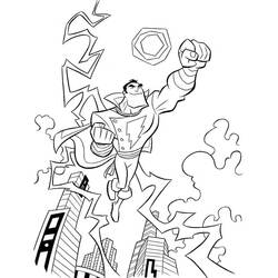 Dessin à colorier: Shazam (Super-héros et Super-vilains) #208400 - Coloriages à Imprimer Gratuits